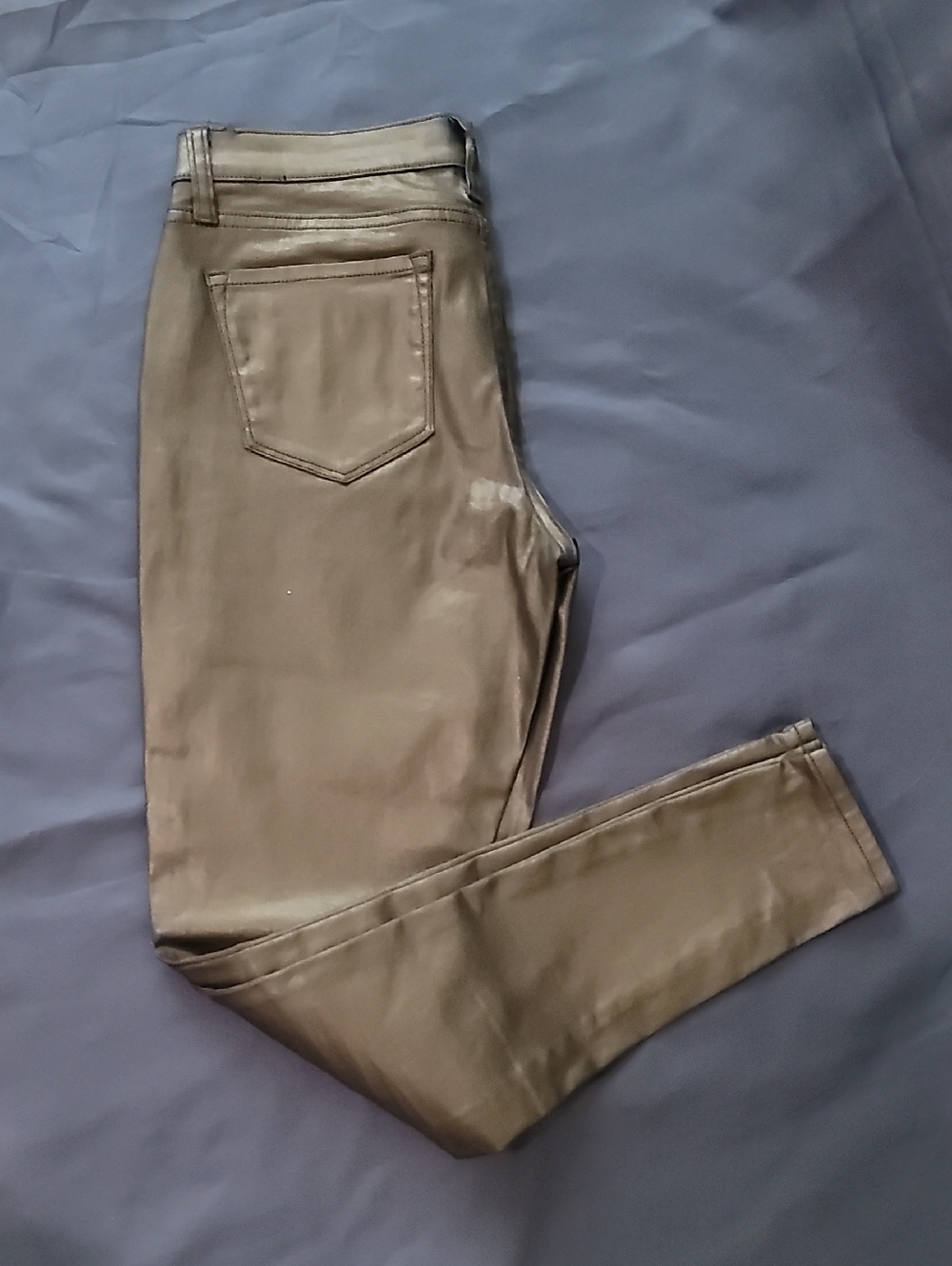Banana Republic Black Coated Skinny Jeans